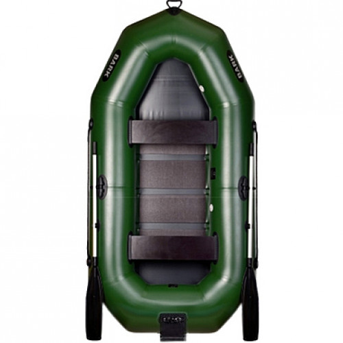 Надувний човен ПВХ Барк В-270N гребенний, двомісний зі слань-книжкою