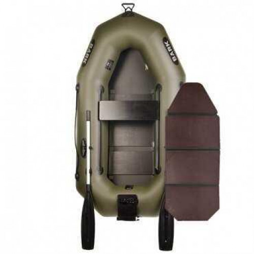 Надувний човен ПВХ Барк В-210N гребінний, одномісний зі слань-книжкою Надувний човен ПВХ Барк В-210N гребінний, одномісний зі слань-книжкою