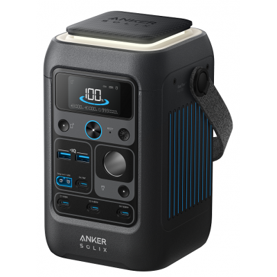 Зарядна станція ANKER SOLIX C300XDC - 288Wh/No AC/140W 4xPD/2xUSB/1xCar/MPPT