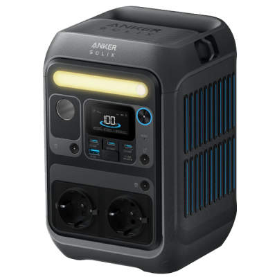 Зарядна станція ANKER SOLIX C300X - 288Wh/AC 300W/140W 3xPD/1xUSB/1xCar/MPPT