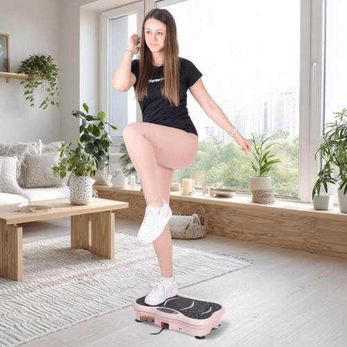 Вібраційна платформа inSPORTline Maviro рожева Вібраційна платформа inSPORTline Maviro рожева