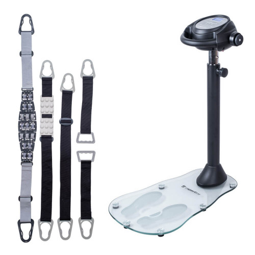 Вібраційний масажний пояс inSPORTline TrimBelt чорний Вібраційний масажний пояс inSPORTline TrimBelt чорний