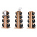 Набір гантелі з підставкою SwingBell Tower NOHRD 2-8 кг Oak Vintage Leather