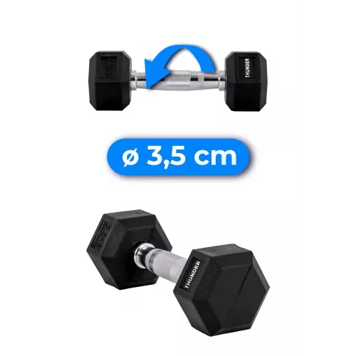 Гантель шестигранна THUNDER 2,5 кг Гантель шестигранна THUNDER 2,5 кг