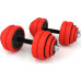 Гантелі розбірні HMS SGGX30 з перехідником для штанги, 2 x 15 кг Гантелі розбірні HMS SGGX30 з перехідником для штанги, 2 x 15 кг