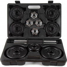 Гантелі розбірні у кейсі ZIPRO Cast Iron, 2 x 10 кг