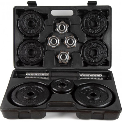 Гантелі розбірні у кейсі ZIPRO Cast Iron, 2 x 10 кг