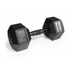 Гантель прогумована Zipro Hex 15 кг