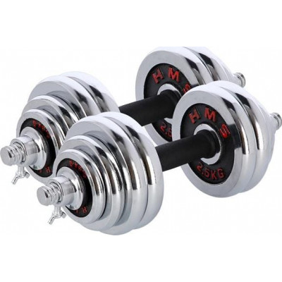 Гантелі HMS STC30 хром 2 x 15 кг