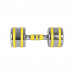 Гантель хромована inSPORTline Yellsteel 10 кг - жовта