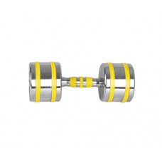 Хромована гантель inSPORTline Yellsteel 12 кг