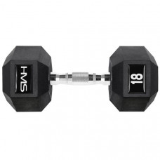 Гантель шестигранна HMS HEX PRO, 18 кг Гантель шестигранна HMS HEX PRO, 18 кг
