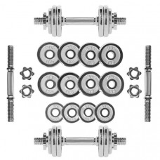 Гантелі розбірні в кейсі HMS STC15, 15 кг