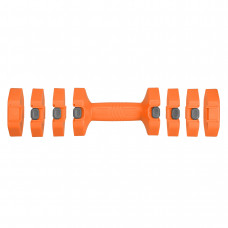 Гантелі шестигранні розбірні HMS HL03 2 x 2,5 кг, оранжеві