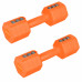 Гантелі шестигранні розбірні HMS HL03 2 x 2,5 кг, оранжеві