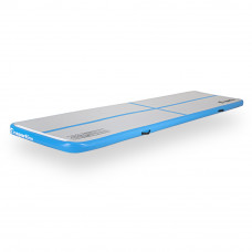Килимок надувний Airtrack inSPORTline Airstunt 400x100x10 см, білий