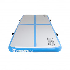 Килимок надувний Airtrack inSPORTline Airstunt 400x100x10 см, білий