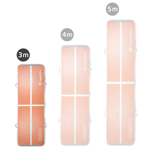 Килимок надувний Airtrack inSPORTline Airstunt 300x100x10 см, бежевий