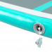 Килимок надувний Airtrack inSPORTline Airstunt 300x100x10 см, сіро-бірюзовий