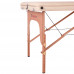 Масажний стіл inSPORTline Japane 3-Piece Wooden - кремово-жовтий