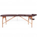 Масажний стіл inSPORTline Taisage 2-Piece Wooden - коричневий