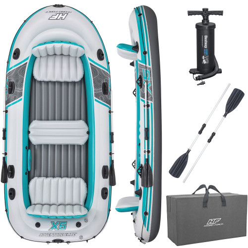 Надувний човен Hydro-Force Adventure Elite X5 Bestway 65159 Надувний човен Hydro-Force Adventure Elite X5 Bestway 65159