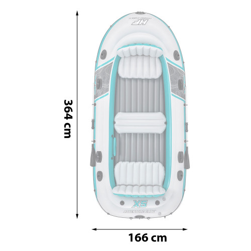 Надувний човен Hydro-Force Adventure Elite X5 Bestway 65159 Надувний човен Hydro-Force Adventure Elite X5 Bestway 65159