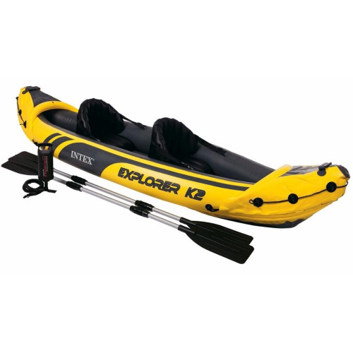 Надувний човен-байдарка EXPLORER K2 Intex 68307 (312 x 91 x 51см) Надувний човен-байдарка EXPLORER K2 Intex 68307 (312 x 91 x 51см)