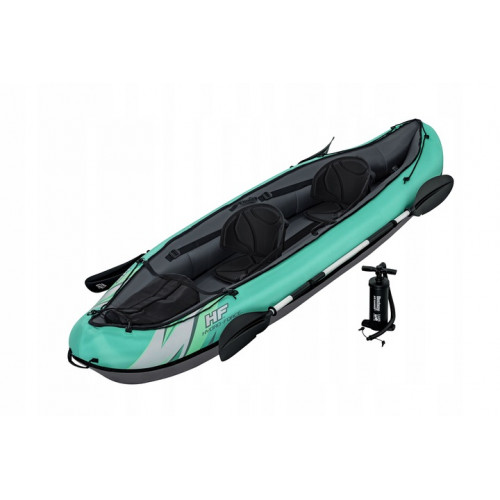 Каяк надувний Bestway Hydro-Force Ventura X2 330 х 86 см, чорно-м'ятний