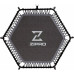 Батут для фітнесу Zipro Fitness з поручнем 4,5 фути 130 см чорний