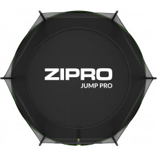 Батут Zipro Jump Pro OUT з зовнішньою сіткою 4 фути 127 см чорно-зелений