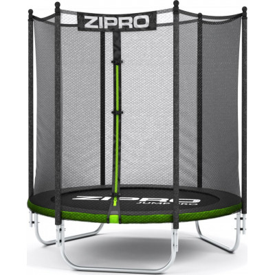Батут Zipro Jump Pro OUT з зовнішньою сіткою 4 фути 127 см чорно-зелений