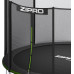 Батут Zipro Jump Pro з зовнішньою сіткою 14 футів 435 см чорно-зелений