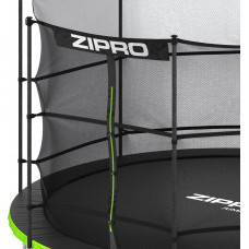 Батут Zipro Jump Pro з внутрішньою сіткою 12 футів 374 см чорно-зелений
