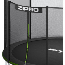 Батут Zipro Jump Pro з зовнішньою сіткою 6 футів 183 см чорно-зелений