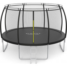 Батут Funfit 3121 з зовнішньою сіткою 12 футів 374 см чорний
