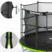 Батут Zipro Jump Pro з внутрішньою сіткою 6 футів 183 см чорно-зелений