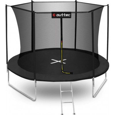 Батут OUTTEC Inside Net з внутрішньою сіткою 8 футів 252 см чорний