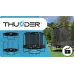 Батут THUNDER INSIDE ELITE з внутрішньою сіткою 8 футів 244 см чорний