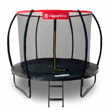 Батут inSPORTline Flea PRO з внутрішньою сіткою 305 см чорний