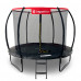 Батут inSPORTline Flea PRO з внутрішньою сіткою 305 см чорний