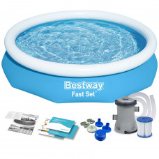 Басейн надувний 9в1 Bestway 57458, 305 x 66 см