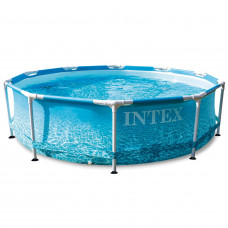 Басейн каркасний 16в1 INTEX 28208, 305 x 76 см + машина для створення бульбашок