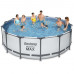 Басейн каркасний 18в1 Bestway 56438, 457 x 122 см + бульбашкова машина