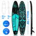 Надувна SUP дошка (Сапборд) THUNDER MOTH-MINT 350
