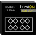 Світильник світлодіодний квадратний LumiOn L0-6, 485 x 244 см
