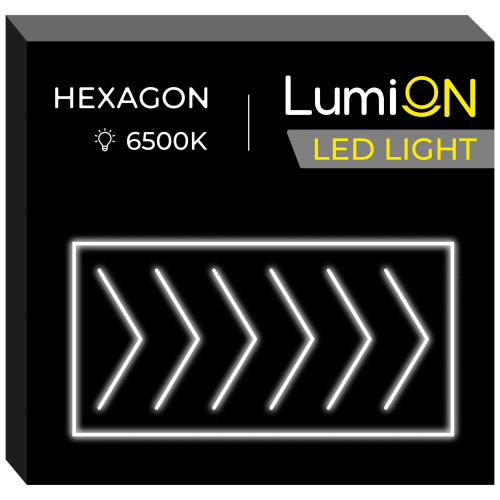 Світильник світлодіодний трикутний LumiOn L0-7, 485 x 244 см