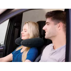 Подушка надувна Intex 68675 33 x 25 x 8 см, темно-сірий