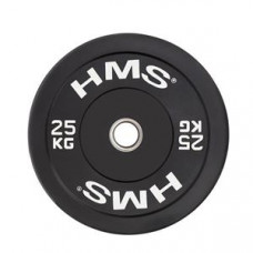 Диск олімпійський HMS BBR25 25 кг, чорний