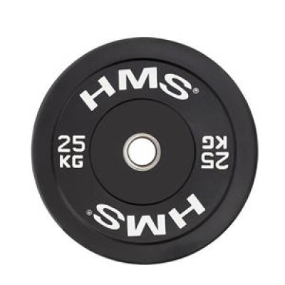 Диск олімпійський HMS BBR25 25 кг, чорний